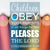 Inspirational Verse of the Day - Children Obey Your Parents