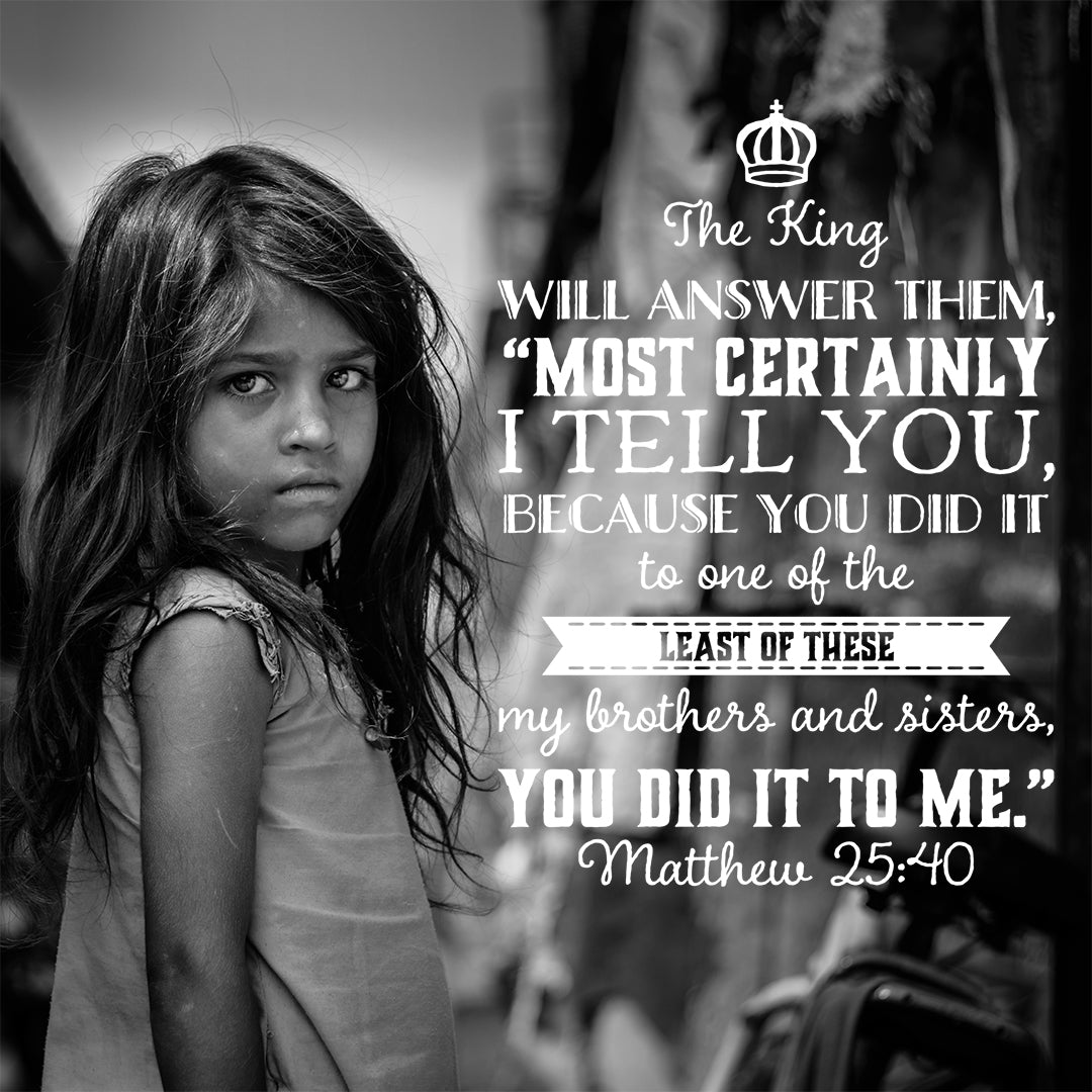 Inspirational Verse of the Day - Least of These