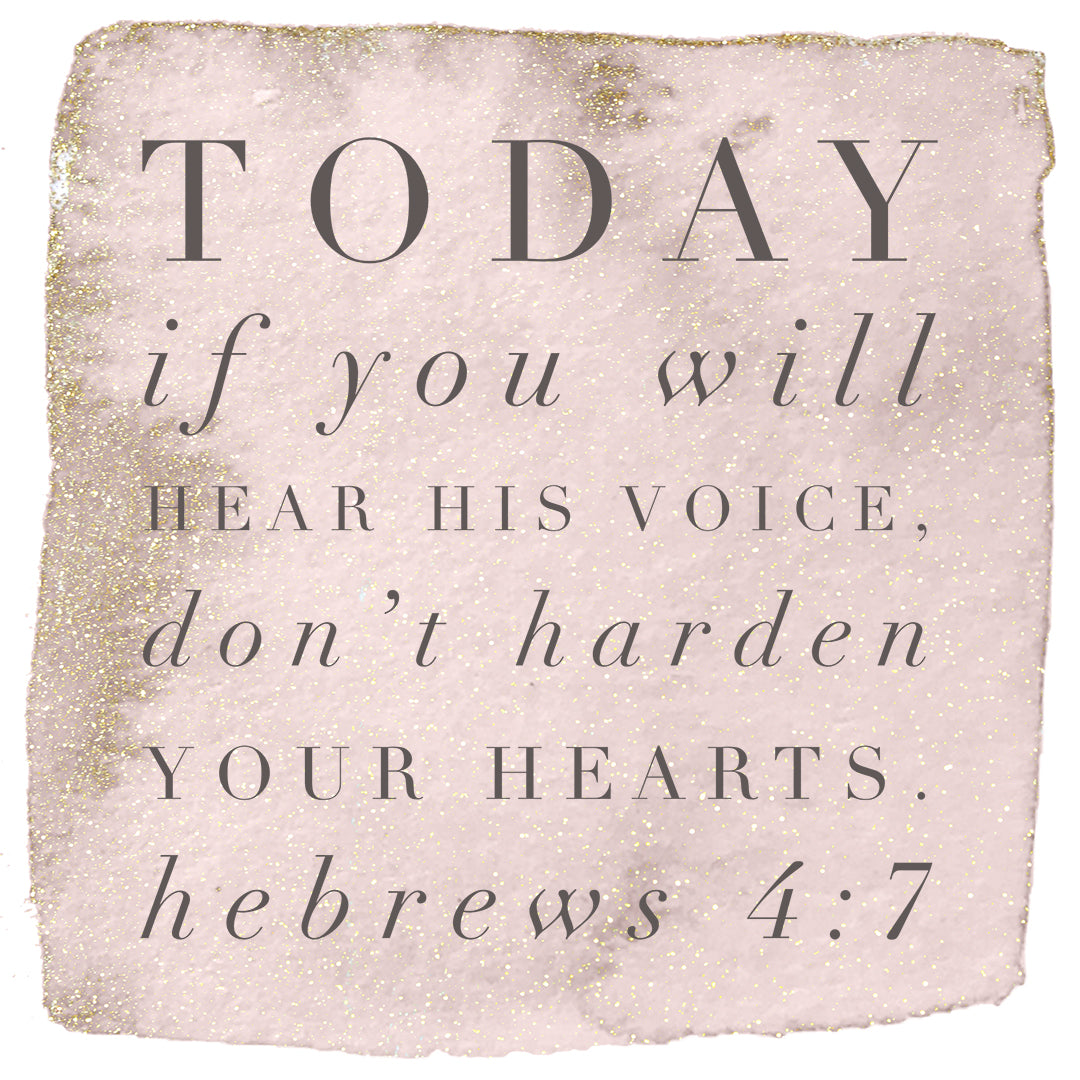 Inspirational Verse of the Day - Hear His Voice