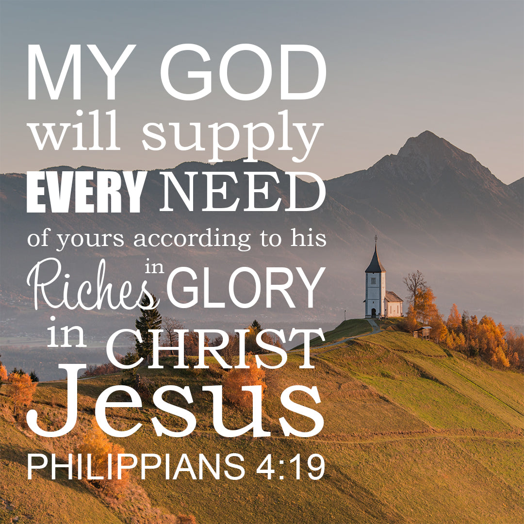 Inspirational Verse of the Day - Supply Every Need