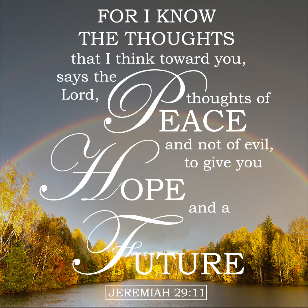 Inspirational Verse of the Day - For I Know