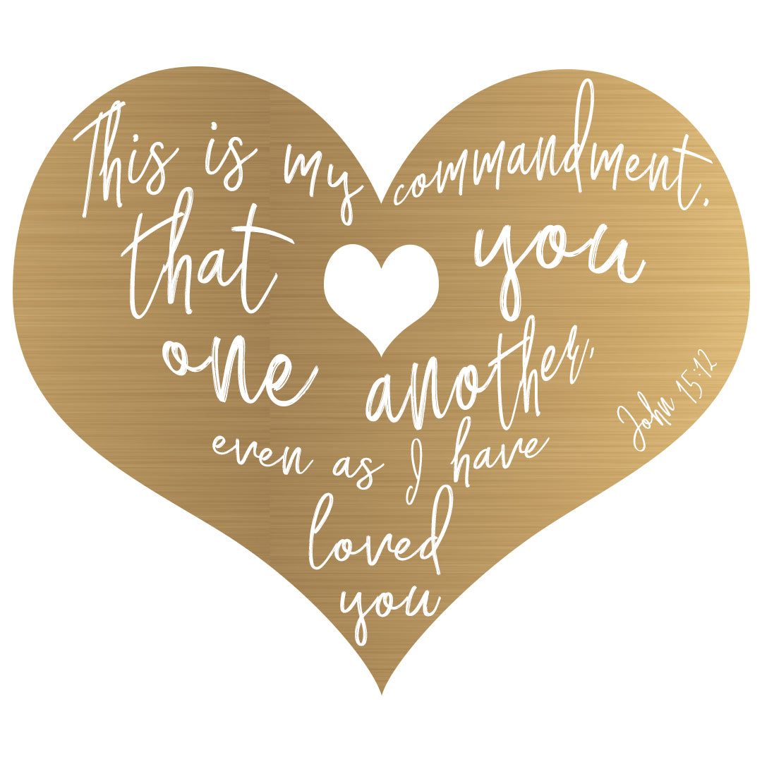 John 15:12 - Love One Another - Bible Verses To Go