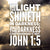 John 1:5 - Light Shineth - Bible Verses To Go