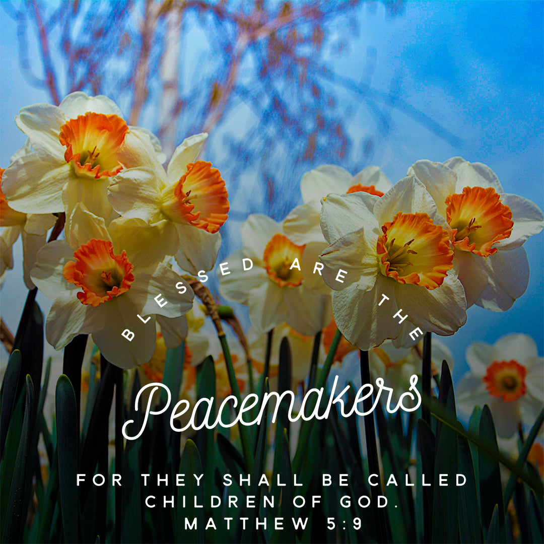 Matthew 5:9 - Blessed are the Peacemakers - Bible Verses To Go