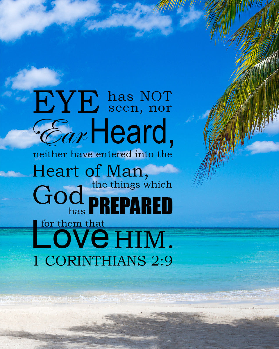 1 Corinthians 2:9 - Eye Hath Not Seen - Bible Verses To Go