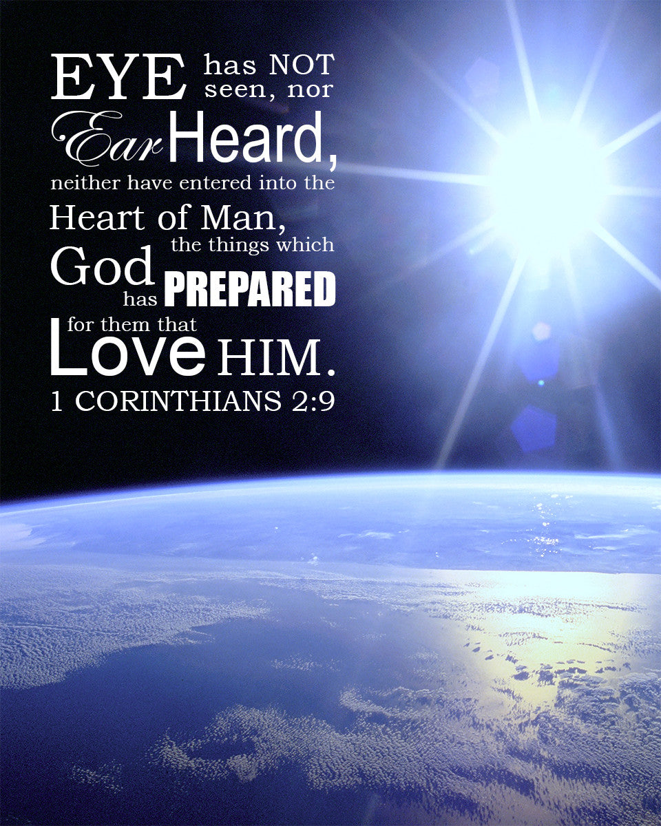 1 Corinthians 2:9 - Eye Hath Not Seen - Bible Verses To Go