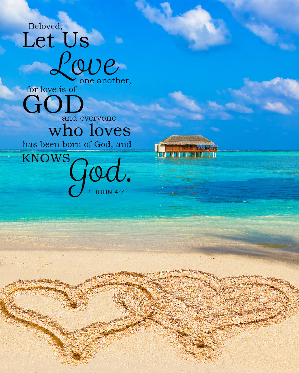 1 John 4:7 - Love One Another - Bible Verses To Go