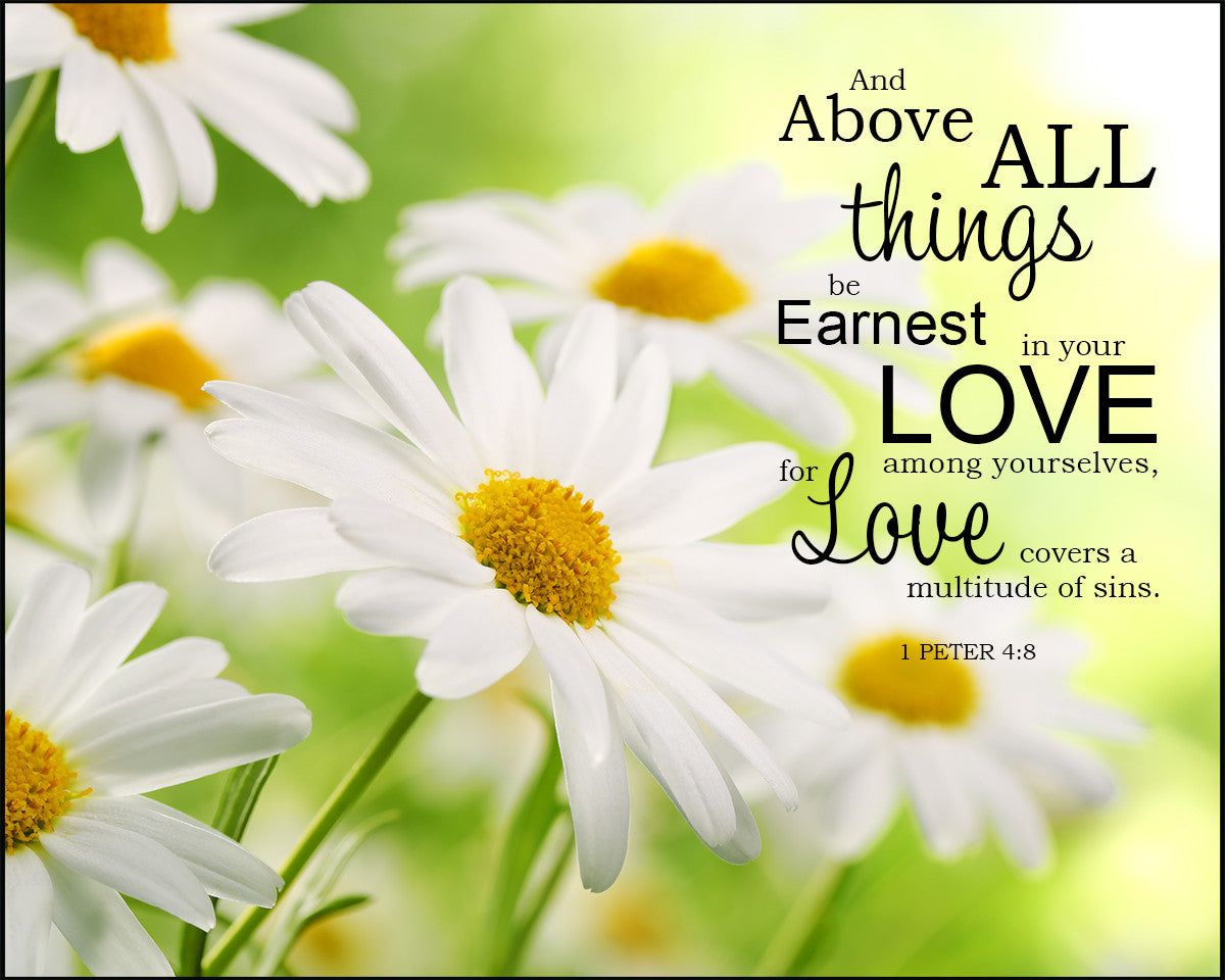 1 Peter 4:8 - Above All Things - Bible Verses To Go