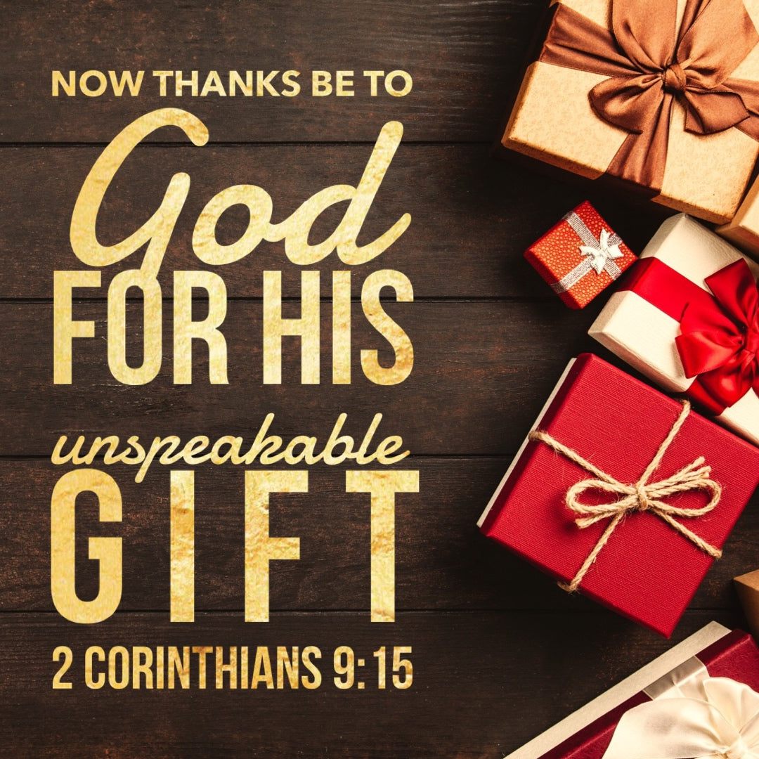 2 Corinthians 9:15 - Thanks