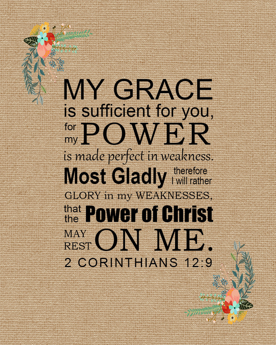 2 Corinthians 12:9 - Power - Bible Verses To Go