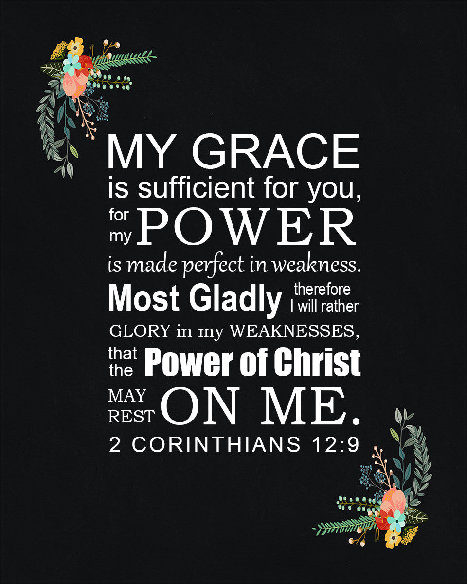 2 Corinthians 12:9 - Power - Bible Verses To Go