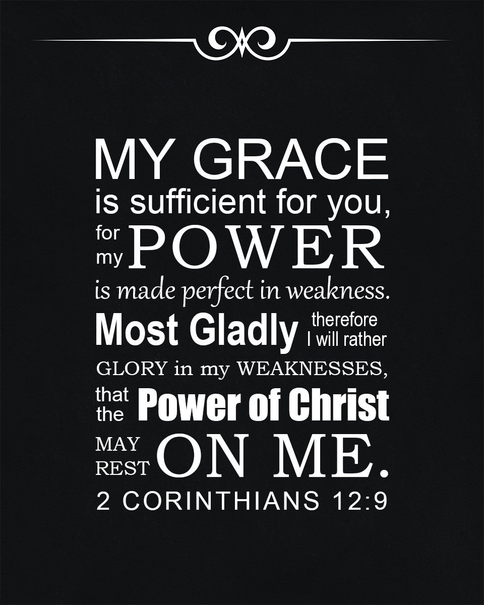 2 Corinthians 12:9 - Power - Bible Verses To Go
