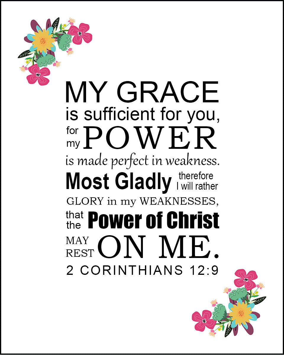 2 Corinthians 12:9 - Power - Bible Verses To Go