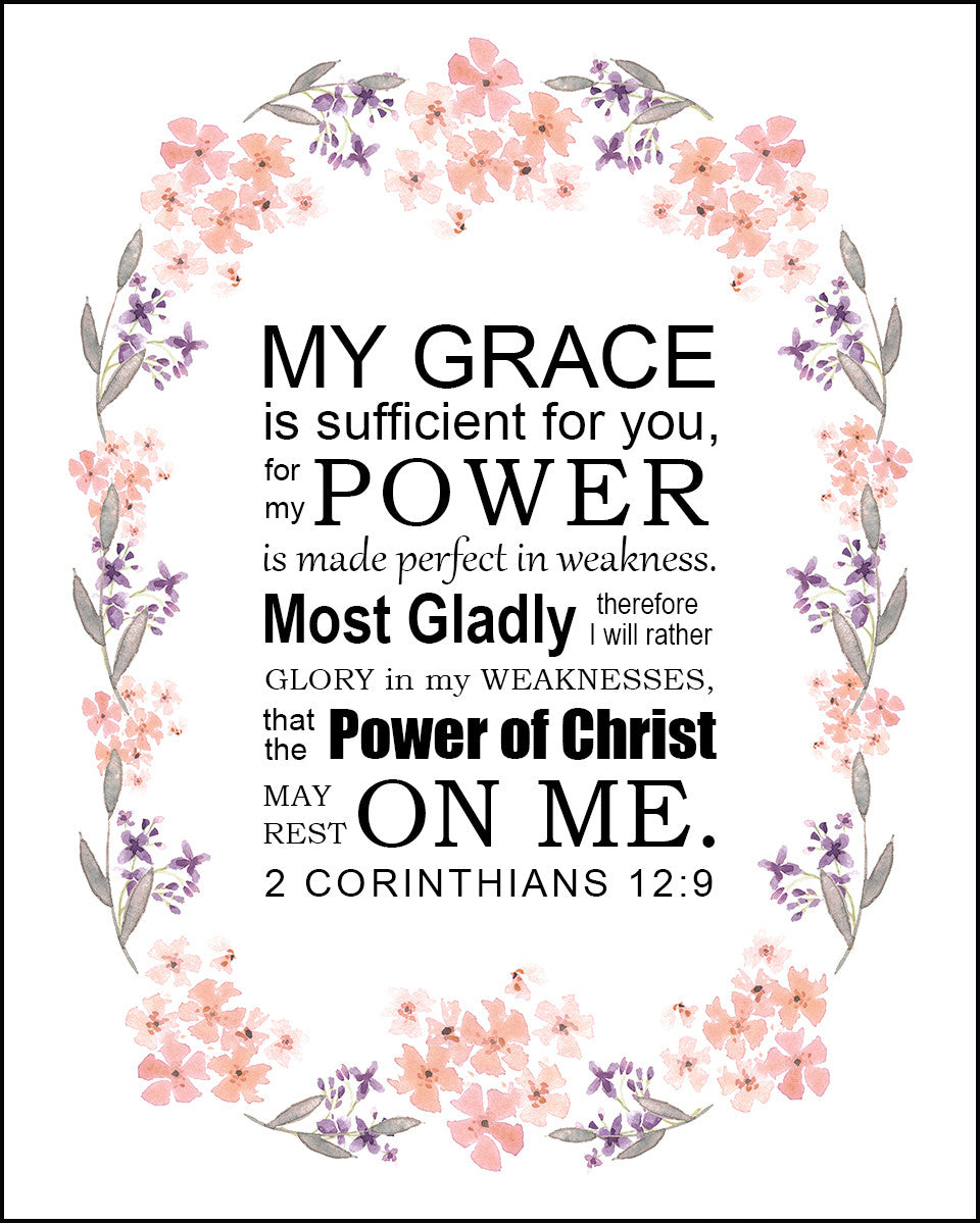 2 Corinthians 12:9 - Power - Bible Verses To Go