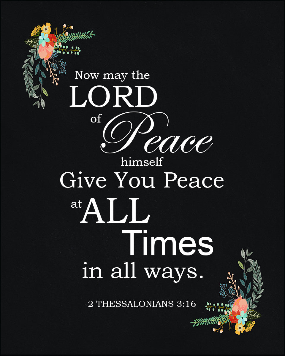 2 Thessalonians 3:16 - Peace - Bible Verses To Go