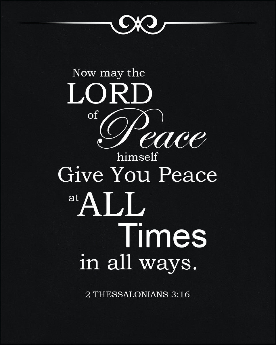 2 Thessalonians 3:16 - Peace - Bible Verses To Go
