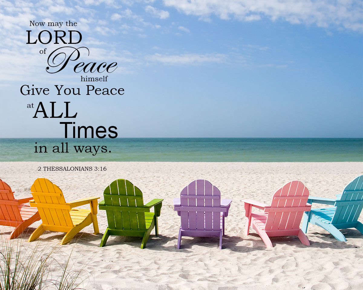 2 Thessalonians 3:16 - Peace - Bible Verses To Go
