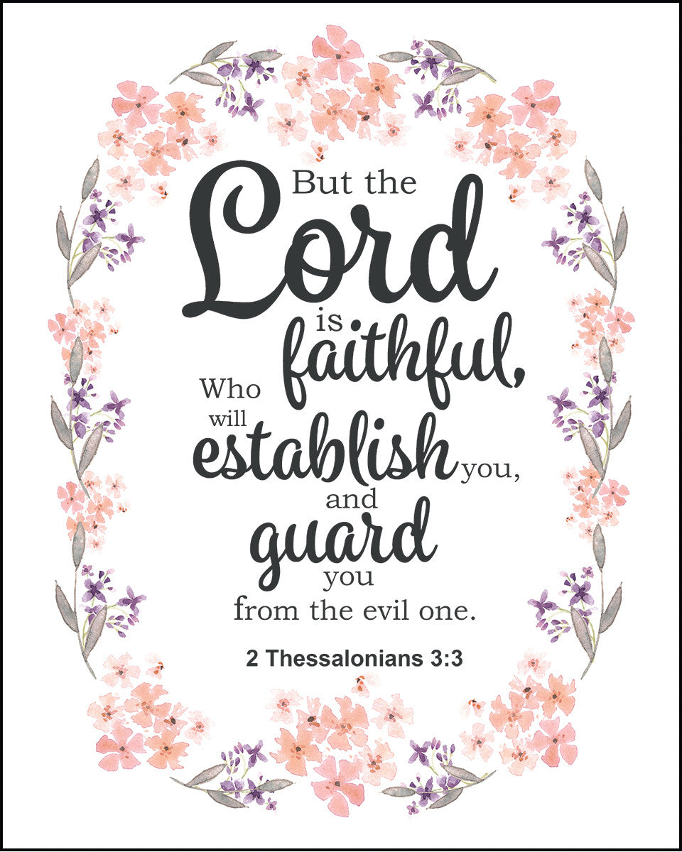 2 Thessalonians 3:3 - Guard You - Bible Verses To Go