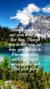 Christian Wallpaper - Alpine Summit 1 Peter 1:8