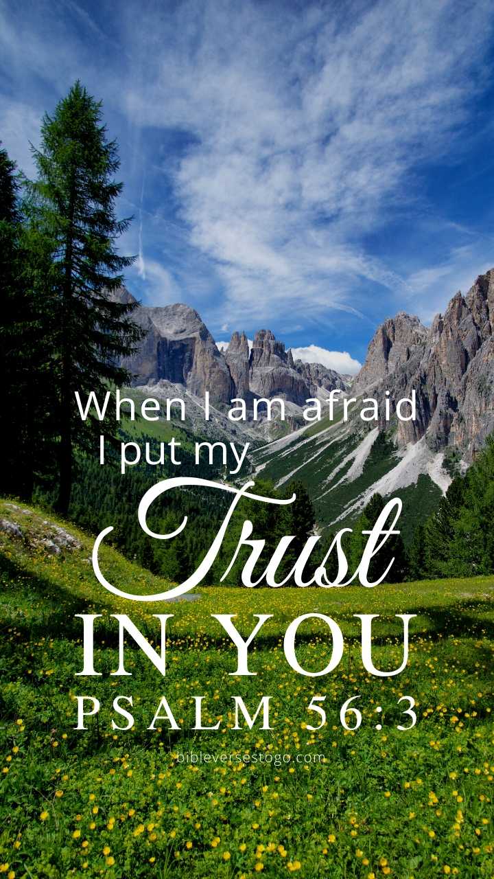 Christian Wallpaper - Alps Psalm 56:3