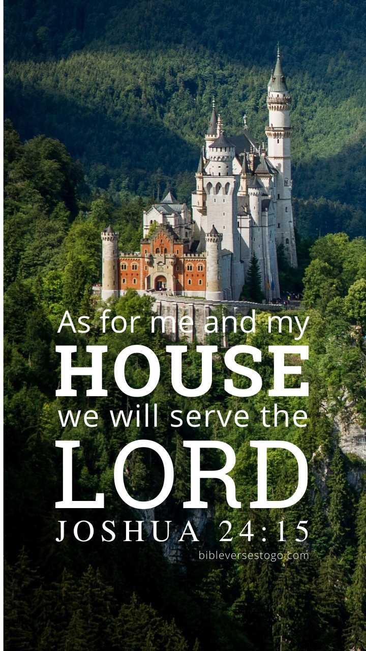 Christian Wallpaper - Castle Joshua 24:15