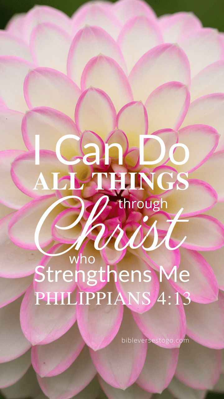 Christian Wallpaper – Dahlia Philippians 4:13