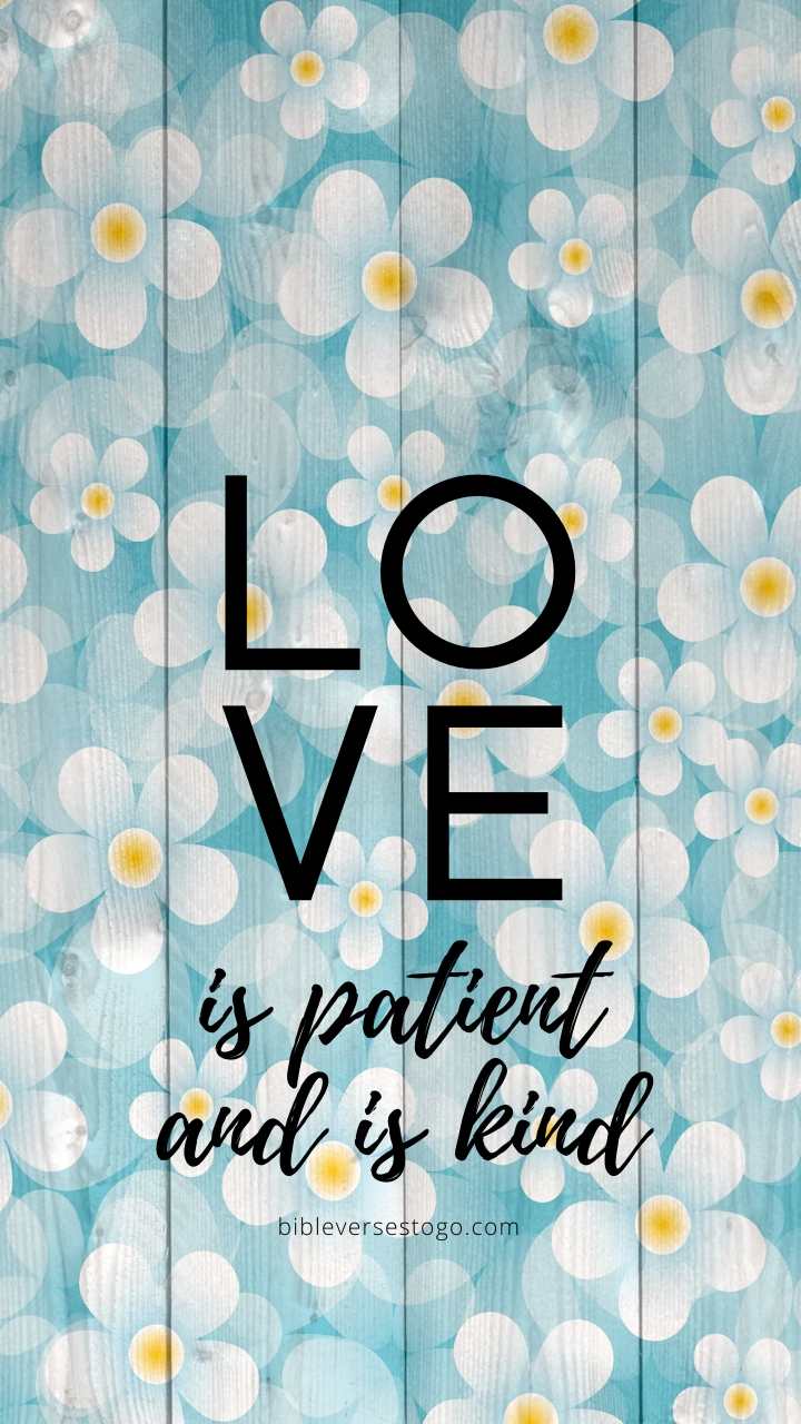 Christian Wallpaper - 1 Corinthians 13:4