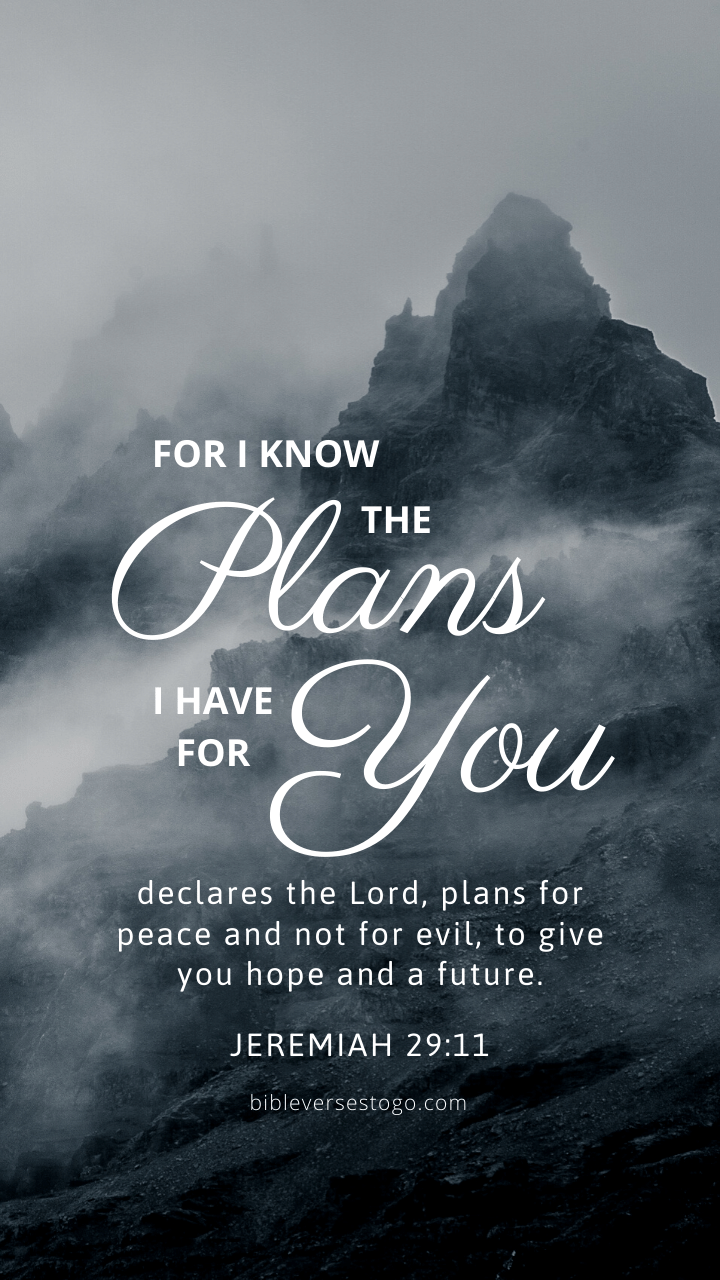 Christian Wallpaper - Dark Fog Jeremiah 29:11