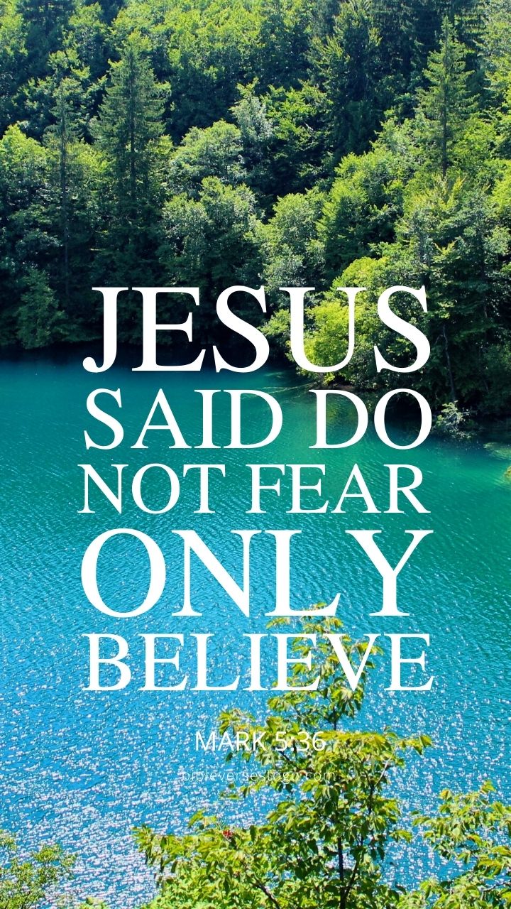 Christian Wallpaper - Do Not Fear Mark 5:36