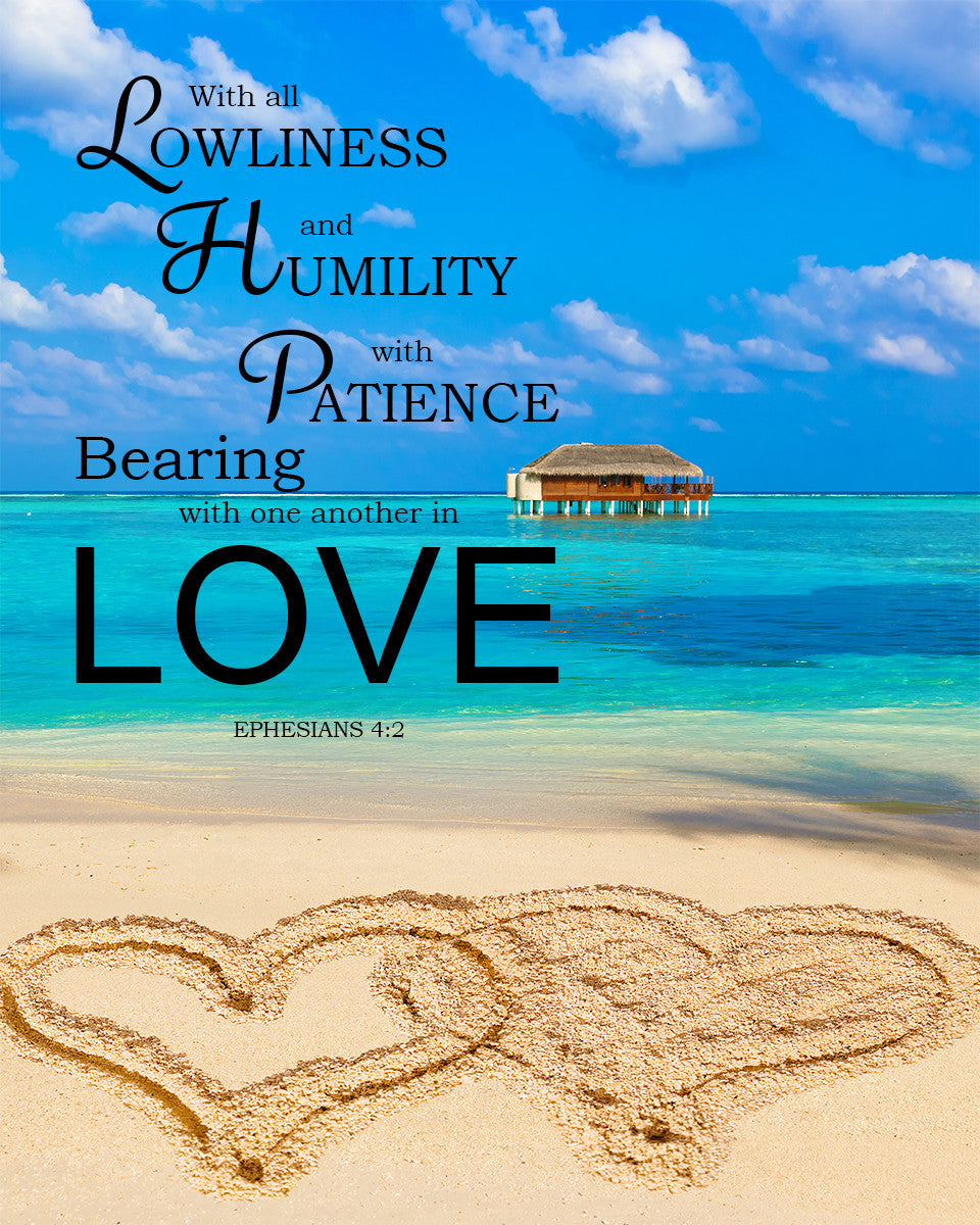 Ephesians 4:2 - In Love - Bible Verses To Go