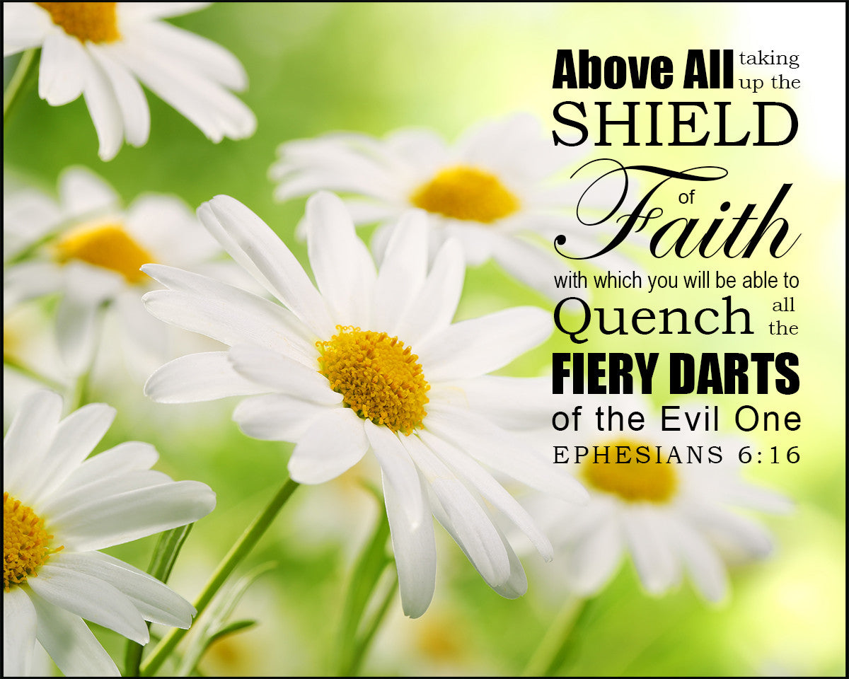 Ephesians 6:16 - Shield of Faith - Bible Verses To Go