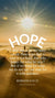 Christian Wallpaper - Foggy Sunrise Romans 8:24-25