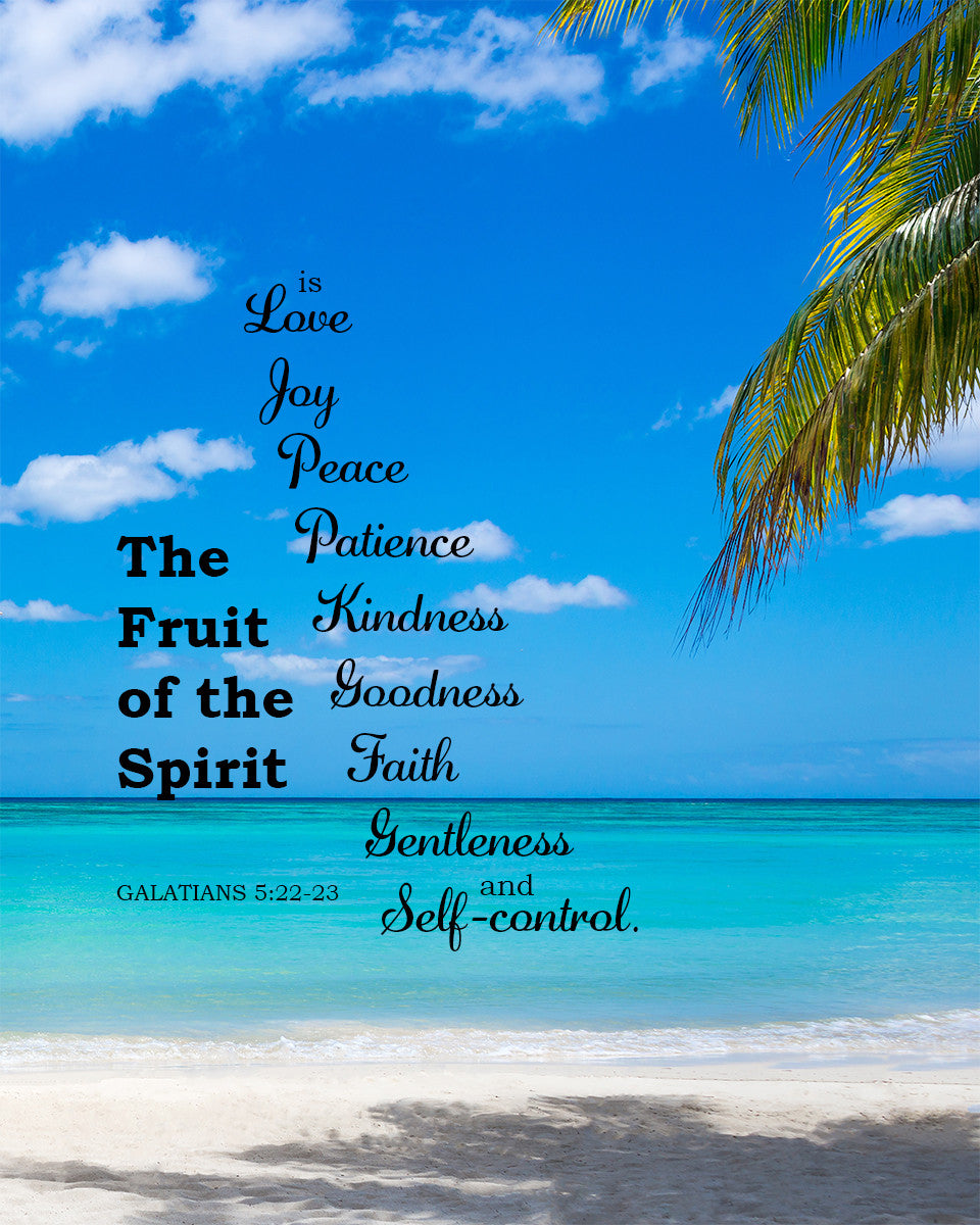 Galatians 5:22-23 - Fruit of the Spirit - Bible Verses To Go