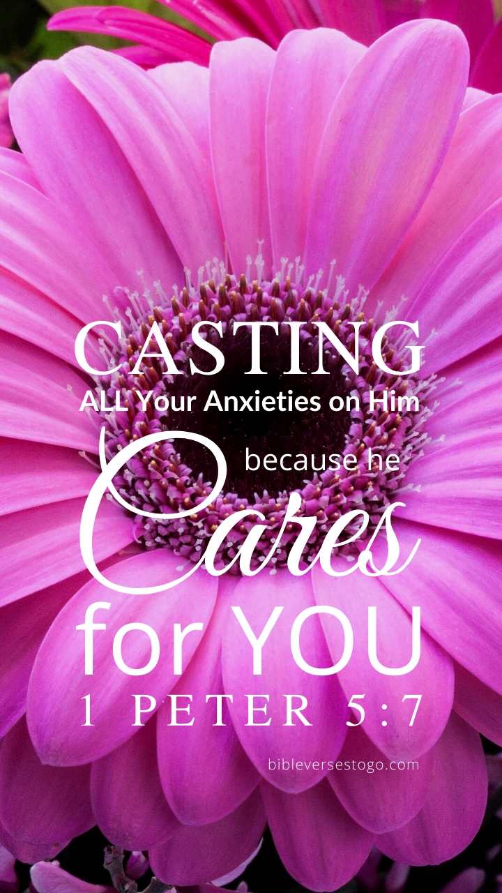 Christian Wallpaper – Gerber 1 Peter 5:7