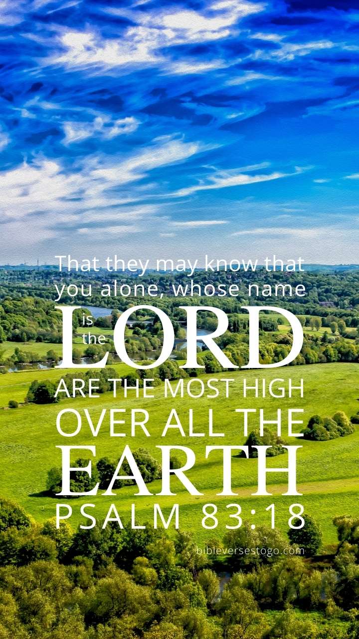 Christian Wallpaper - Germany Landscape Psalm 83:18