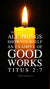 Christian Wallpaper - Good Works Titus 2:7