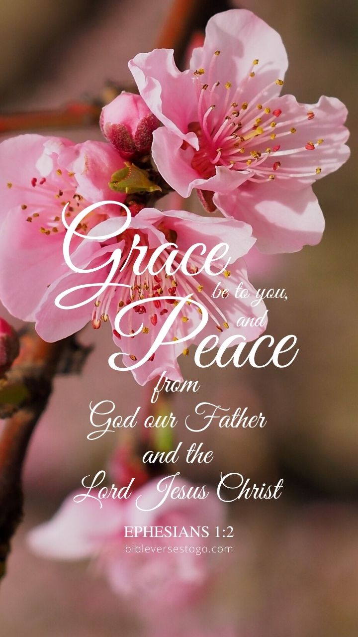 Christian Wallpaper - Grace and Peace Ephesians 1:2