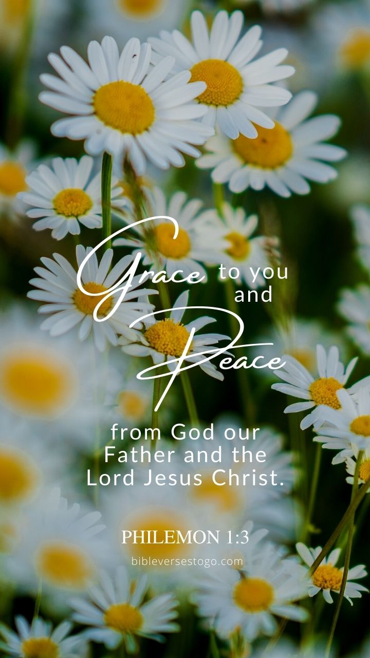 Christian Wallpaper - Grace and Peace Philemon 1:3