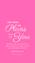 Christian Wallpaper – Hot Pink Jeremiah 29:11