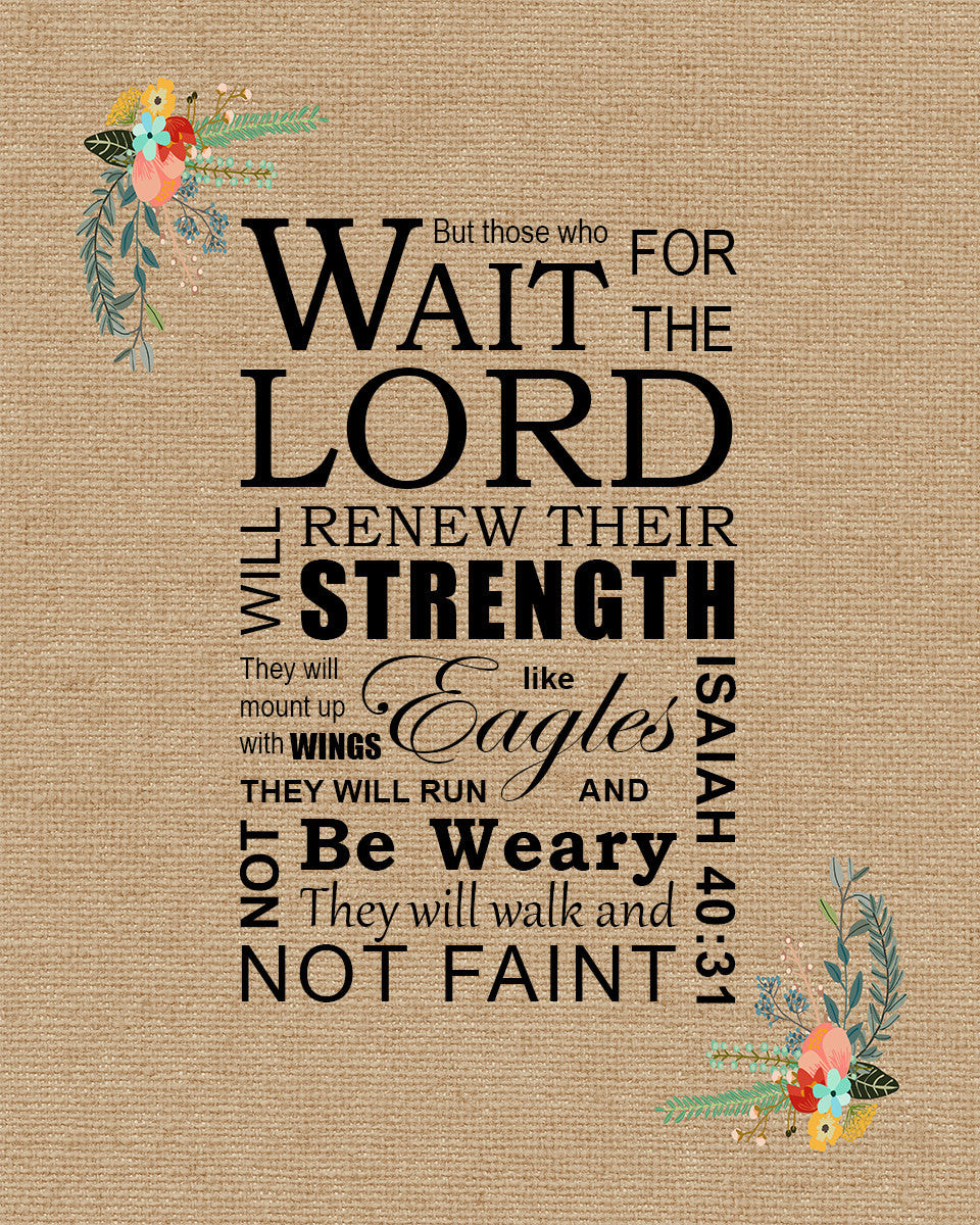 Isaiah 40:31 - Wings Like Eagles - Bible Verses To Go