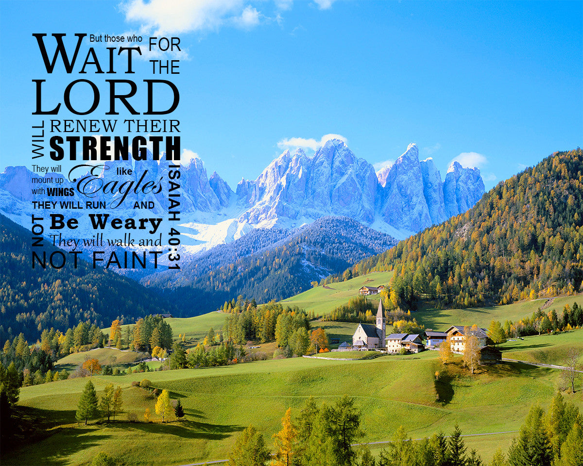 Isaiah 40:31 - Wings Like Eagles - Bible Verses To Go