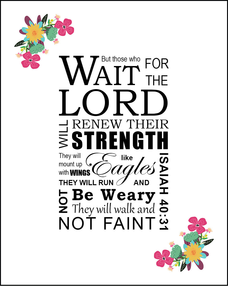 Isaiah 40:31 - Wings Like Eagles - Bible Verses To Go