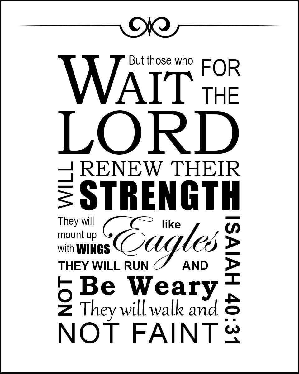 Isaiah 40:31 - Wings Like Eagles - Bible Verses To Go