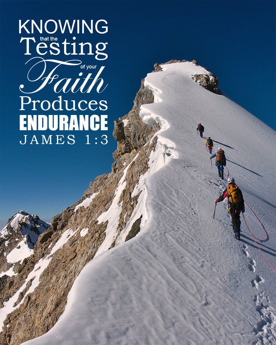 James 1:3 - Testing of Faith - Bible Verses To Go