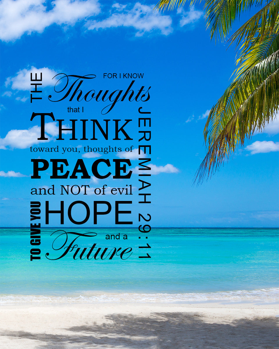 Jeremiah 29:11 - For I Know - Bible Verses To Go