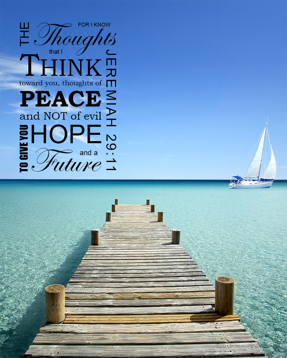 Jeremiah 29:11 - For I Know - Bible Verses To Go