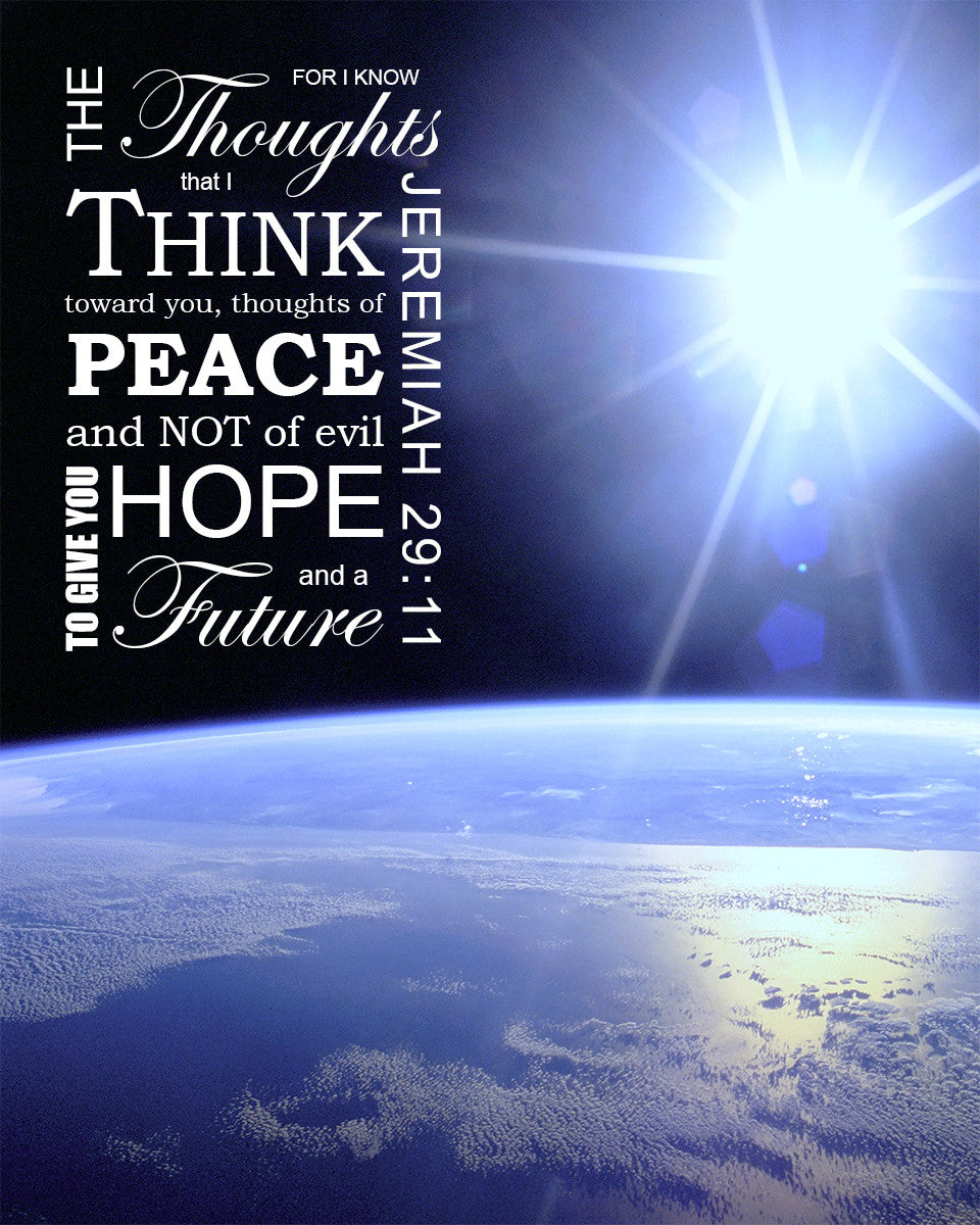 Jeremiah 29:11 - For I Know - Bible Verses To Go