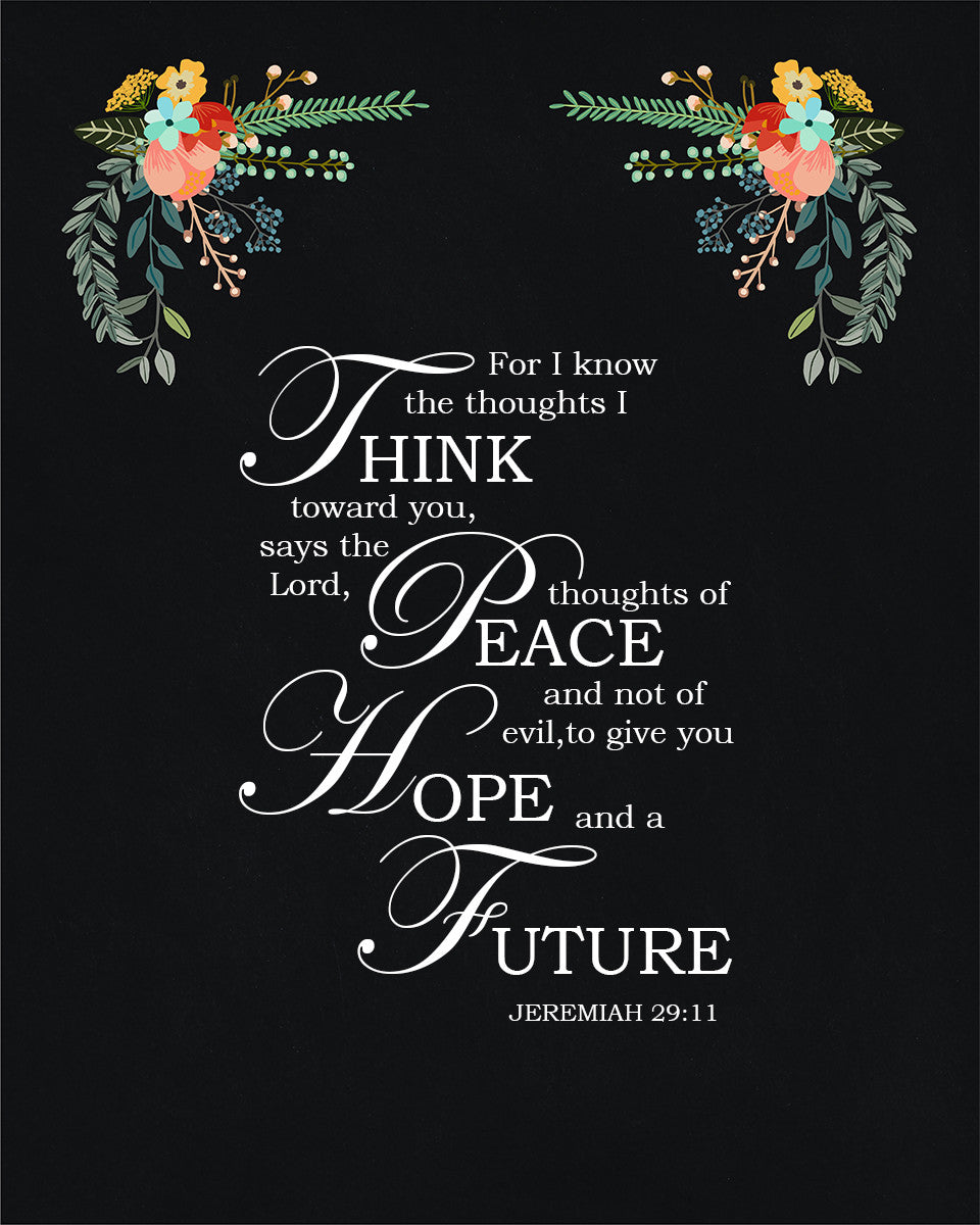 Jeremiah 29:11 - For I Know - Bible Verses To Go