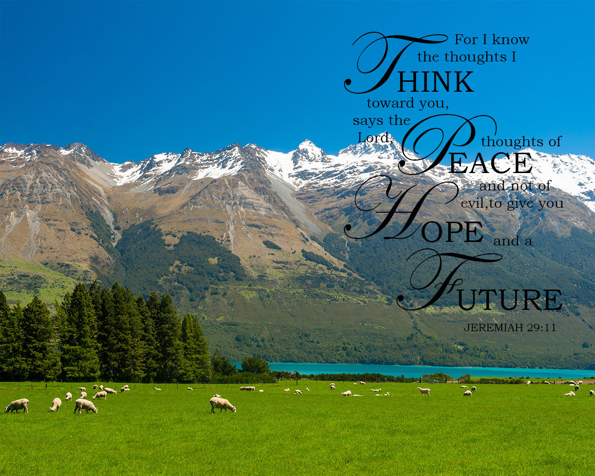 Jeremiah 29:11 - For I Know - Bible Verses To Go