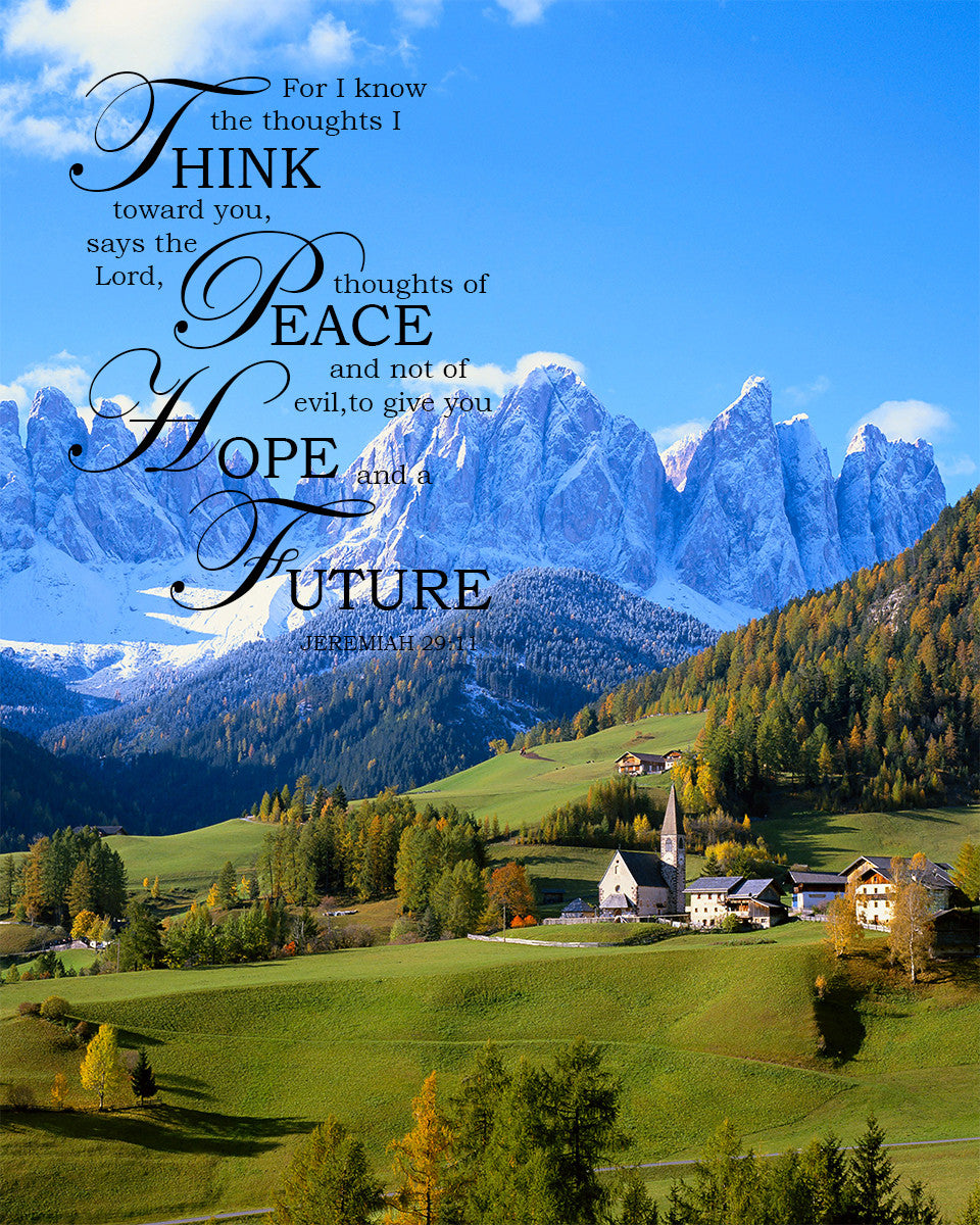 Jeremiah 29:11 - For I Know - Bible Verses To Go